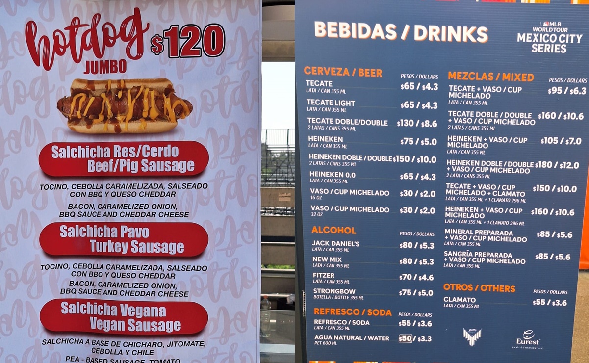 ¿Cuánto cuesta la cerveza y la comida en el México City Series entre Astros y Rockies?