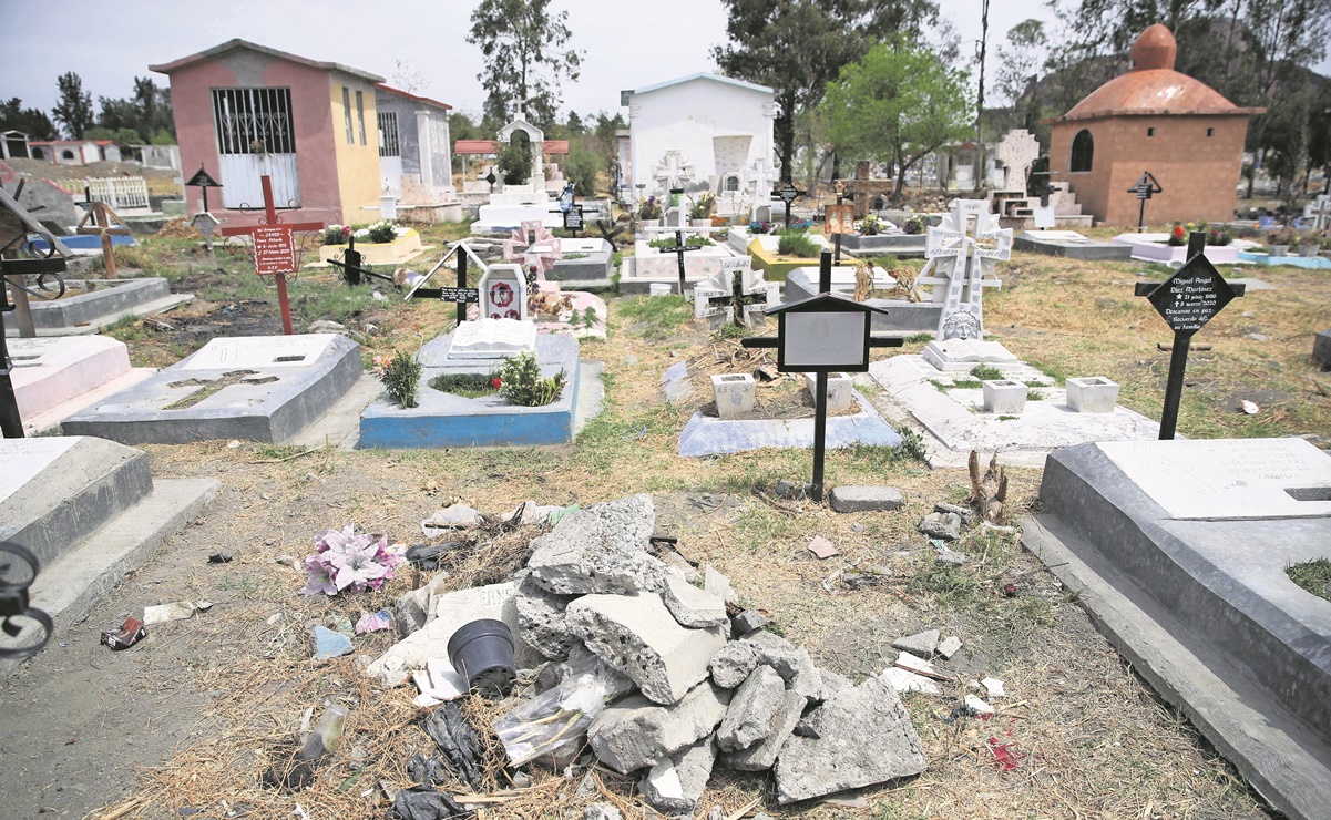 Roban del panteón de Cuautepec los restos de niña Alexa Fernanda, fallecida en 2019