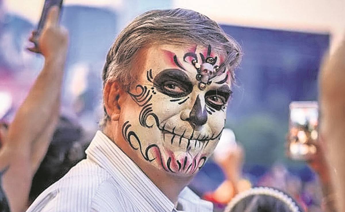 Marcelo, Claudia y las calaveras: un desfile de corcholatas