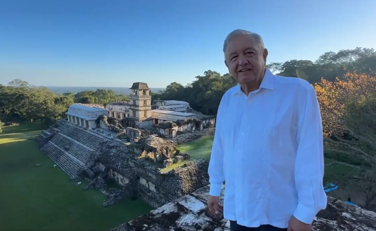 Desde Palenque, AMLO desea que en 2024 no haya ninguna calamidad: “El porvenir será de nosotros"