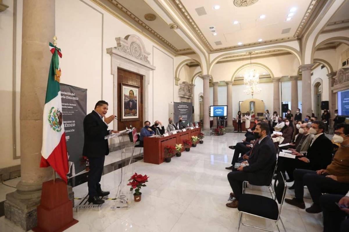 Segob presenta Calendario Cívico 2022, dedicado al 150 aniversario luctuoso de Benito Juárez