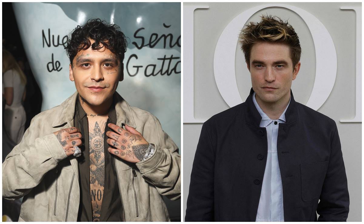 Christian Nodal se luce como "modelo" en París junto a Robert Pattinson, Bad Bunny y Maluma 