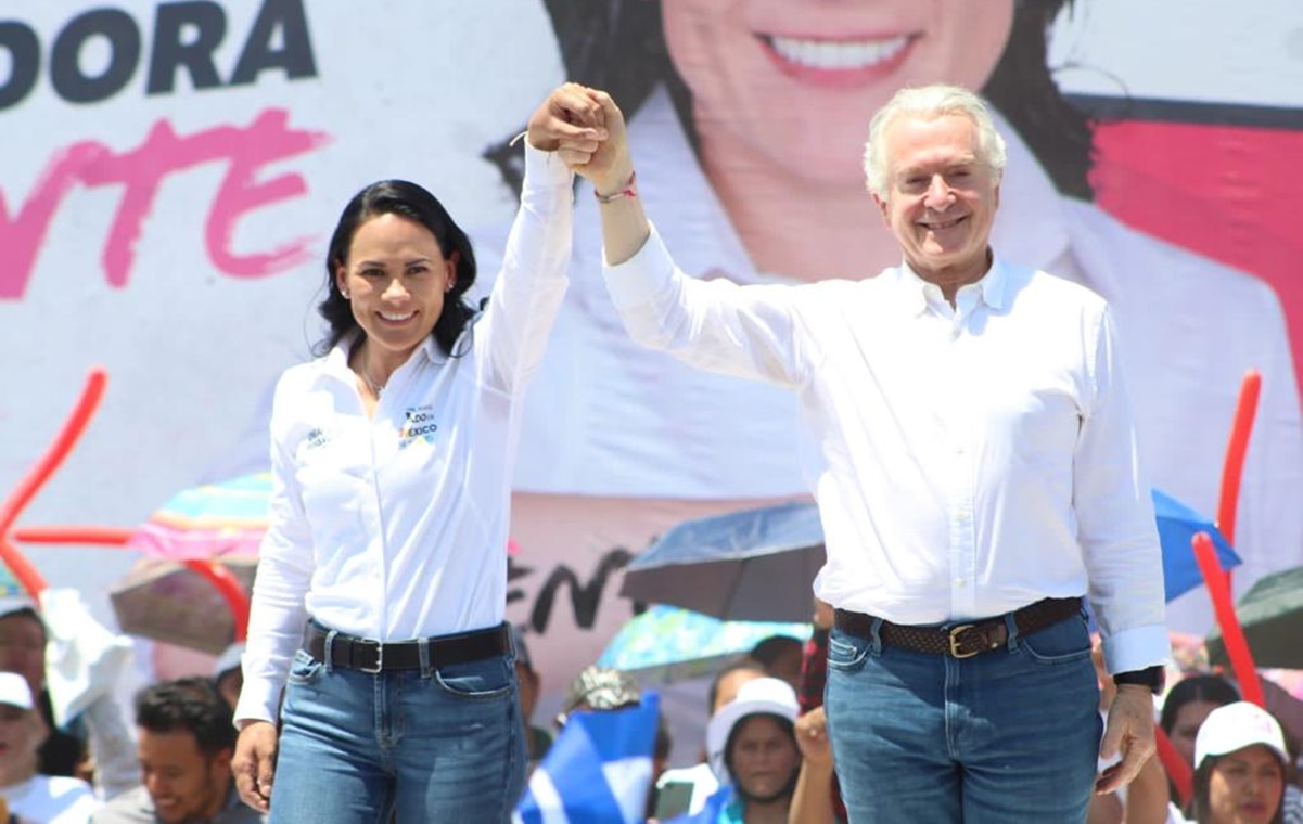 Ale Del Moral ofrece agua en Ecatepec si gana elecciones para gobernadora 