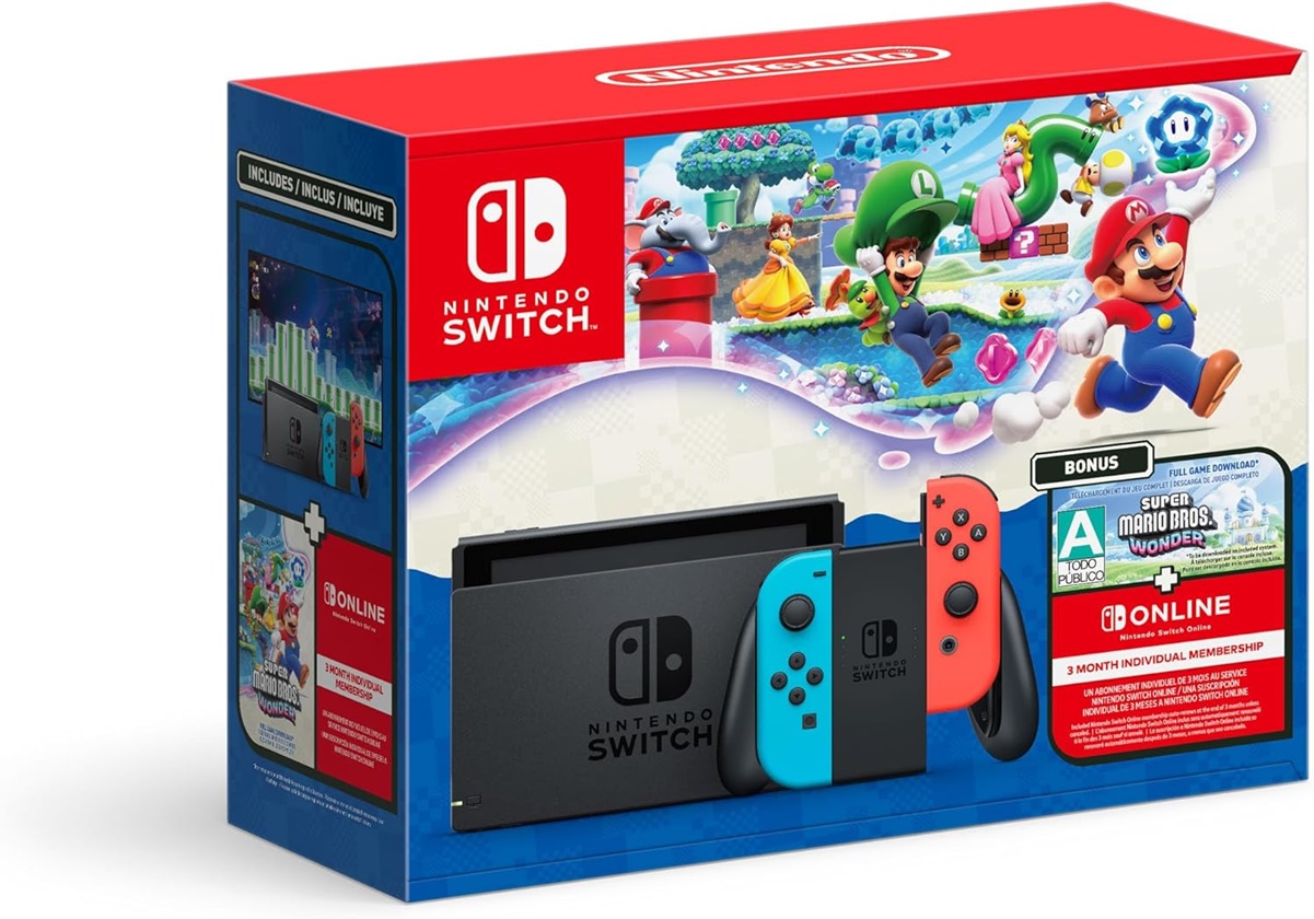 Nintendo Switch + Super Mario Bros Wonder