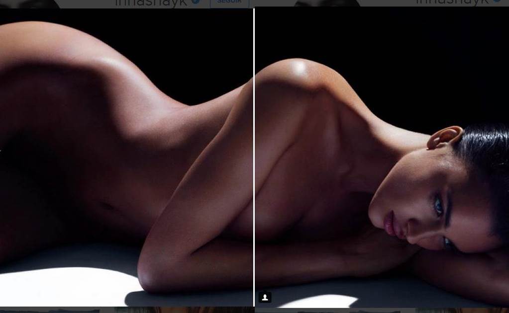Irina Shayk impacta con desnudo
