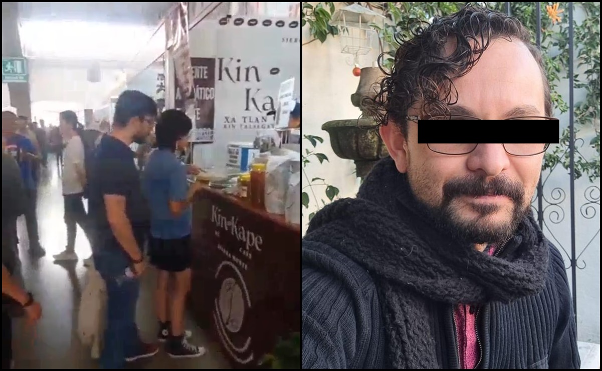 Identifican como maestro universitario originario de Oaxaca, a sujeto que grababa a mujeres bajo la falda  en Feria de Puebla