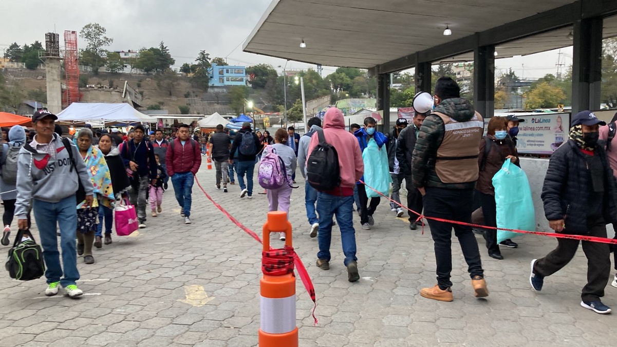 Se incrementa tiempo de traslados de usuarios con transporte alterno de Observatorio de la Línea 1 del Metro