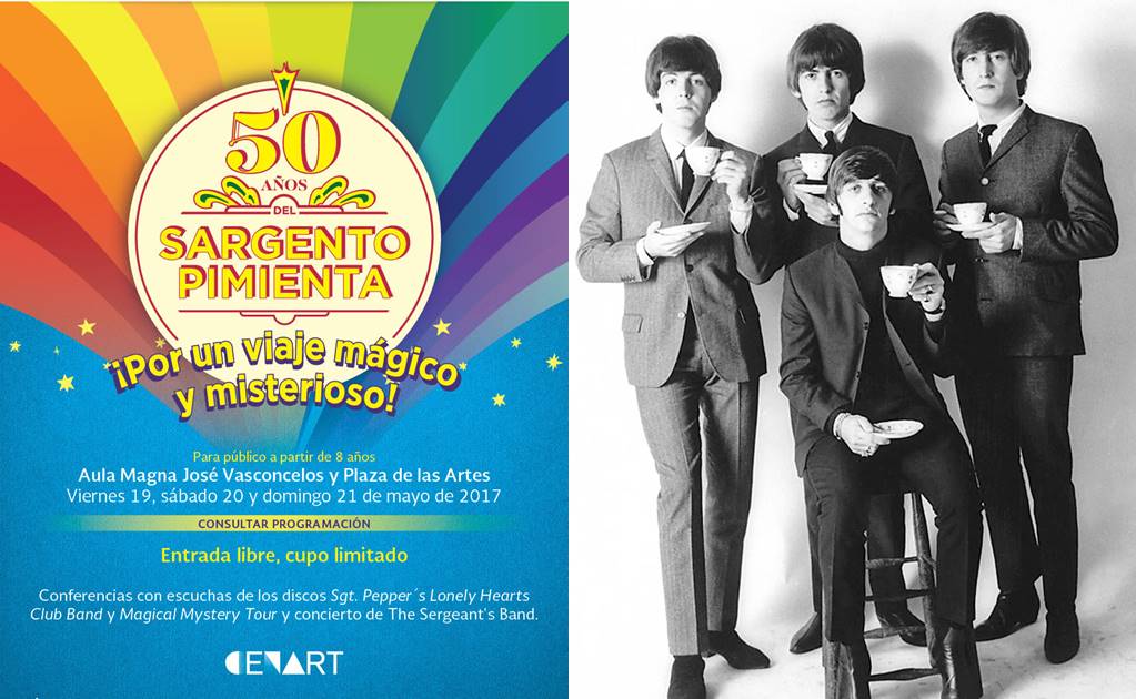 Festejan 50 años del "Sargento Pimienta" de Los Beatles en el Cenart