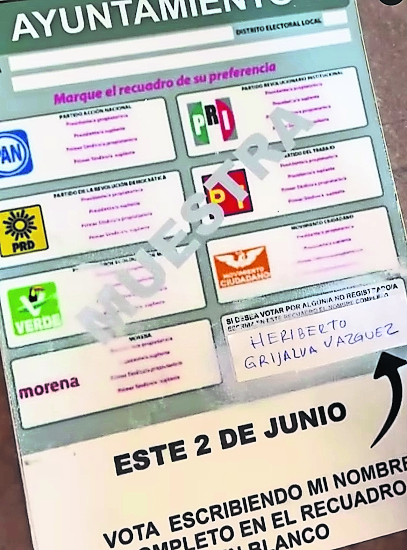 Desconocen en Sonora victoria de candidato no registrado