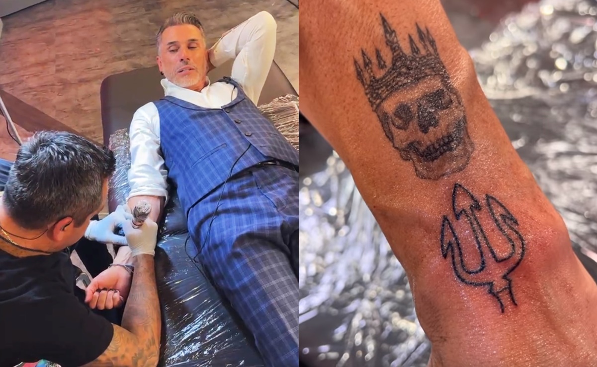 Sergio Mayer y Poncho de Nigris ya se tatuaron el trinche del "team infierno"