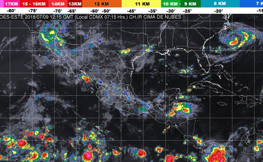 Continúan efectos de onda tropical 13 en el occidente del país