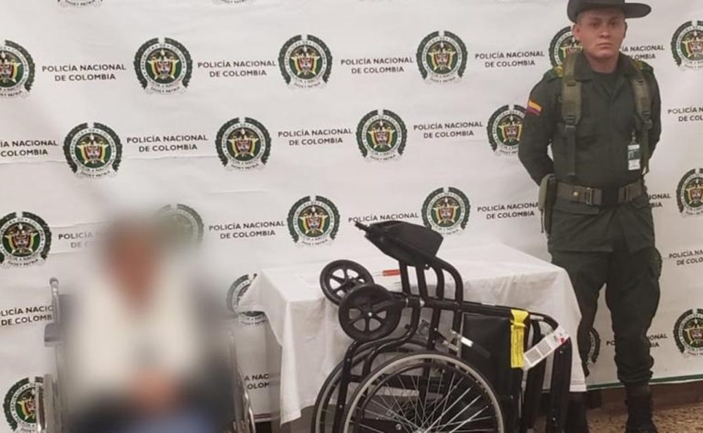 En silla de ruedas, mujer de 81 años buscaba trasladar droga a España