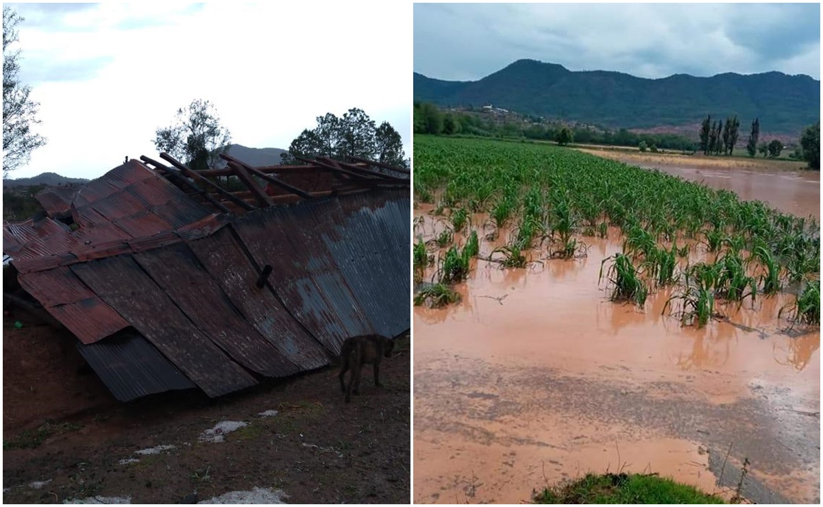 Fuertes lluvias dejan dos muertos en Oaxaca; reportan al menos un desaparecido