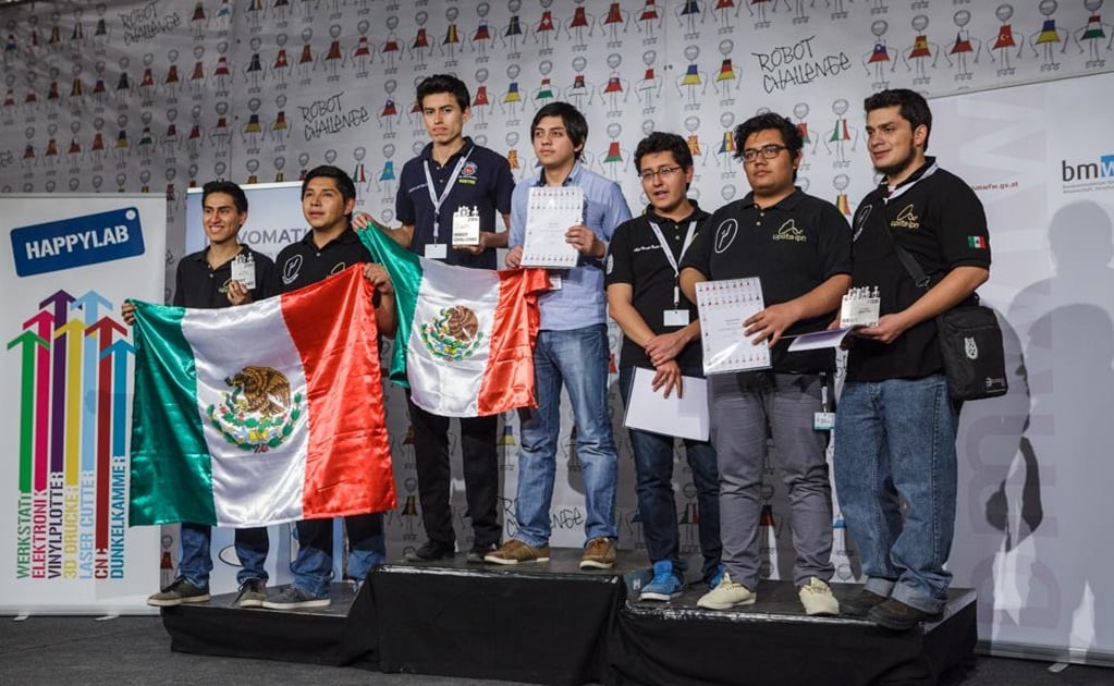 Estudiantes mexicanos ganan primer lugar en mundial de robótica