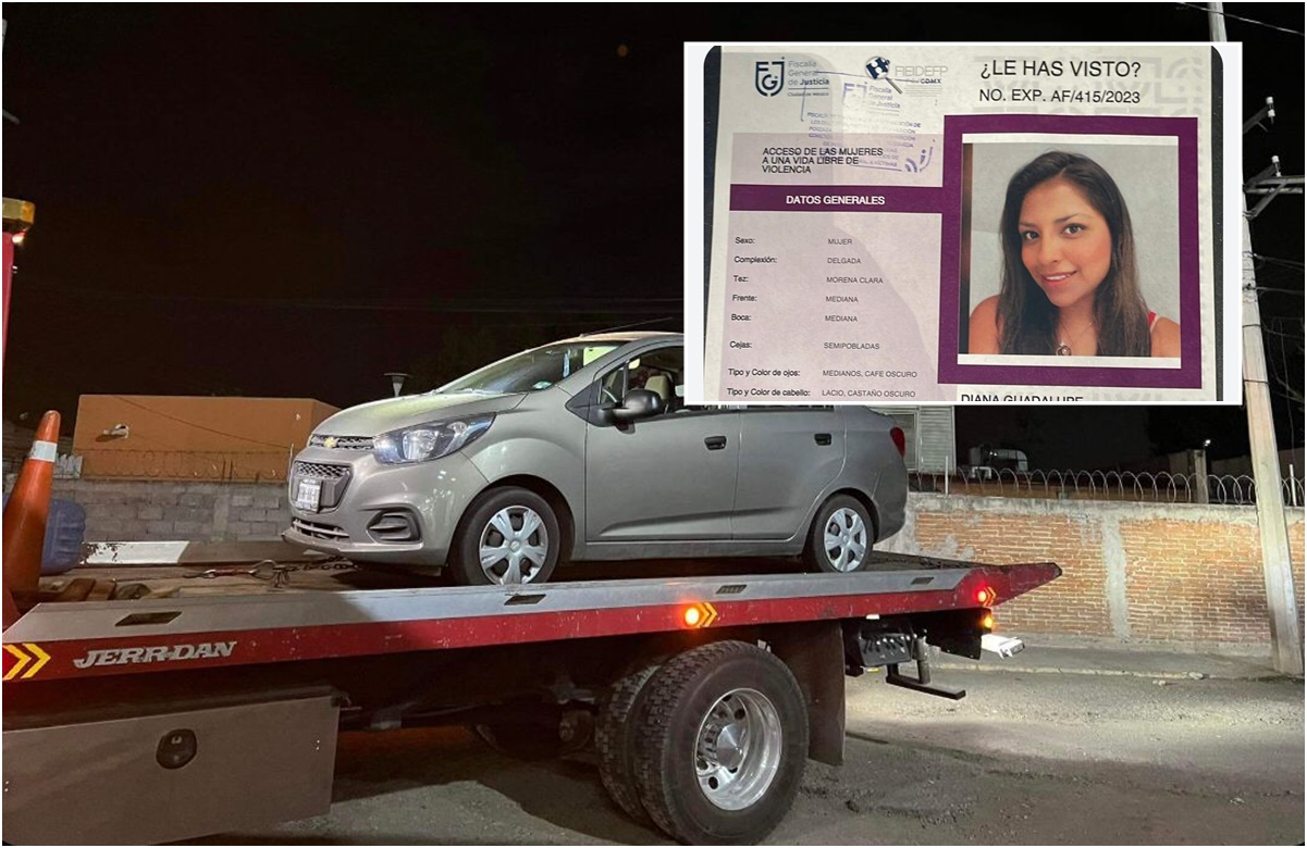 Está desaparecida Diana Peña, iba de Coacalco a Coyoacán y solo encontraron su auto