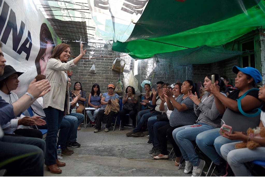 Arremete Josefina contra Del Mazo y Delfina en Valle de Chalco