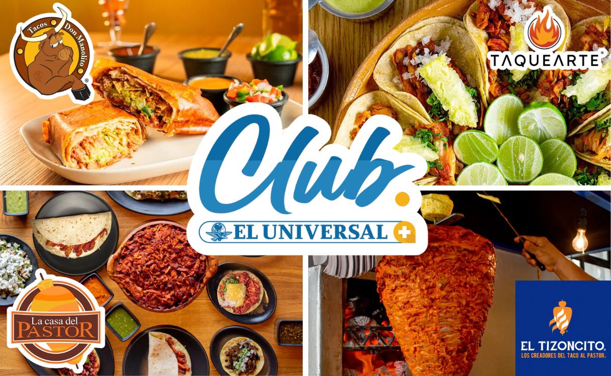 Obtén descuentos especiales en estas taquerías con Club EL UNIVERSAL.  |  Imagen: especial.