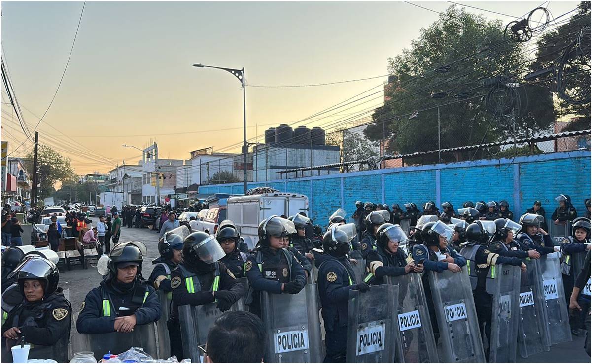EN VIVO: Tráfico en la CDMX: Calzada Zaragoza con cierres viales por desalojo de predio
