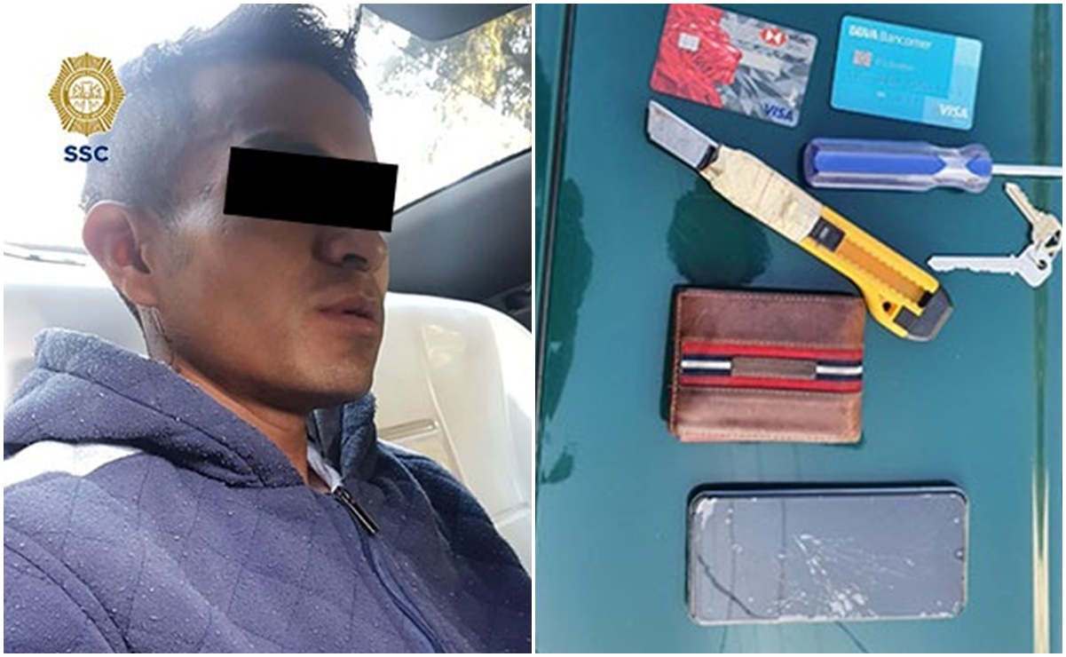 Detienen con cúter y desarmador a presunto ladrón en Tlalpan 
