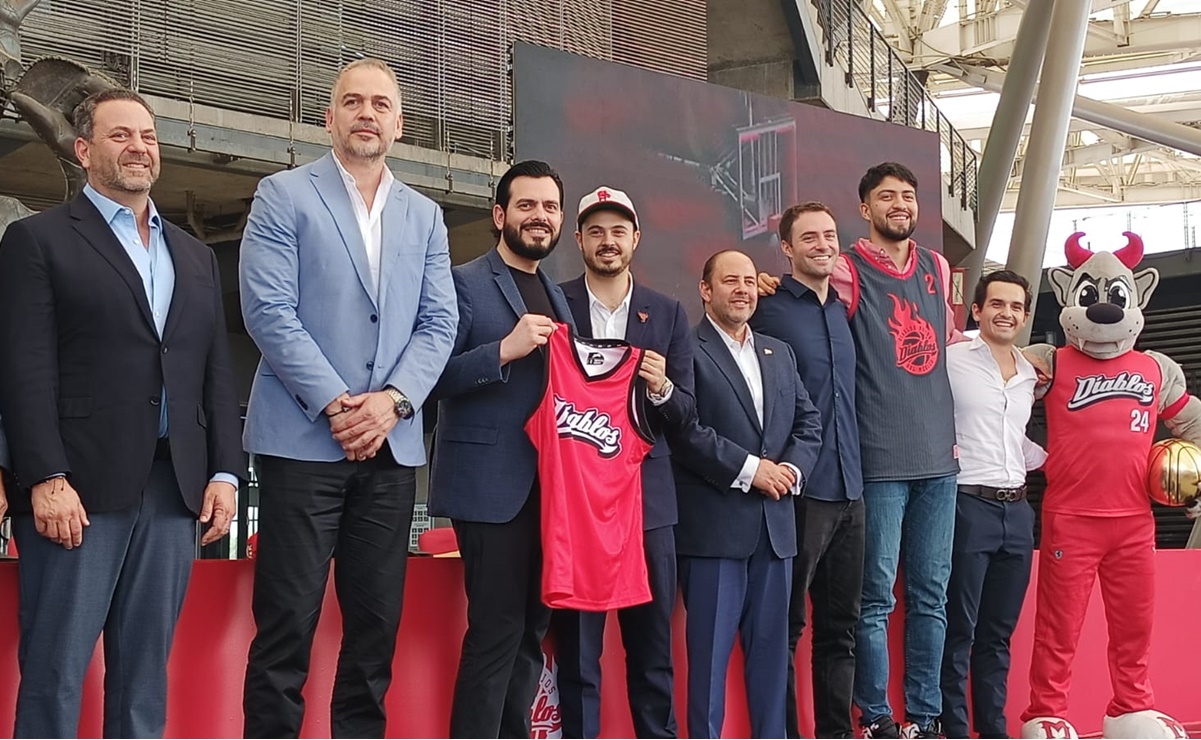 Presentan oficialmente el equipo Diablos Rojos del México Basquetbol que jugará en la LNBP