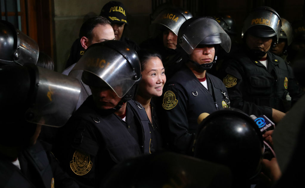 Keiko Fujimori agradece muestras de solidaridad tras arresto
