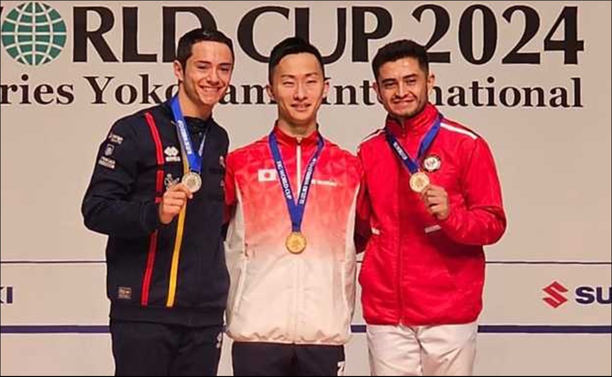 El mexicano Iván Veloz gana bronce en la Copa Mundial de Gimnasia Aeróbica