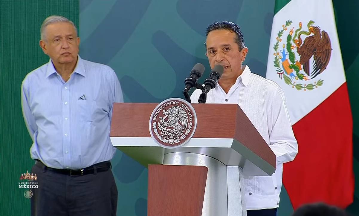 AMLO destaca relación con Carlos Joaquín González; “es un buen gobernador”, afirma