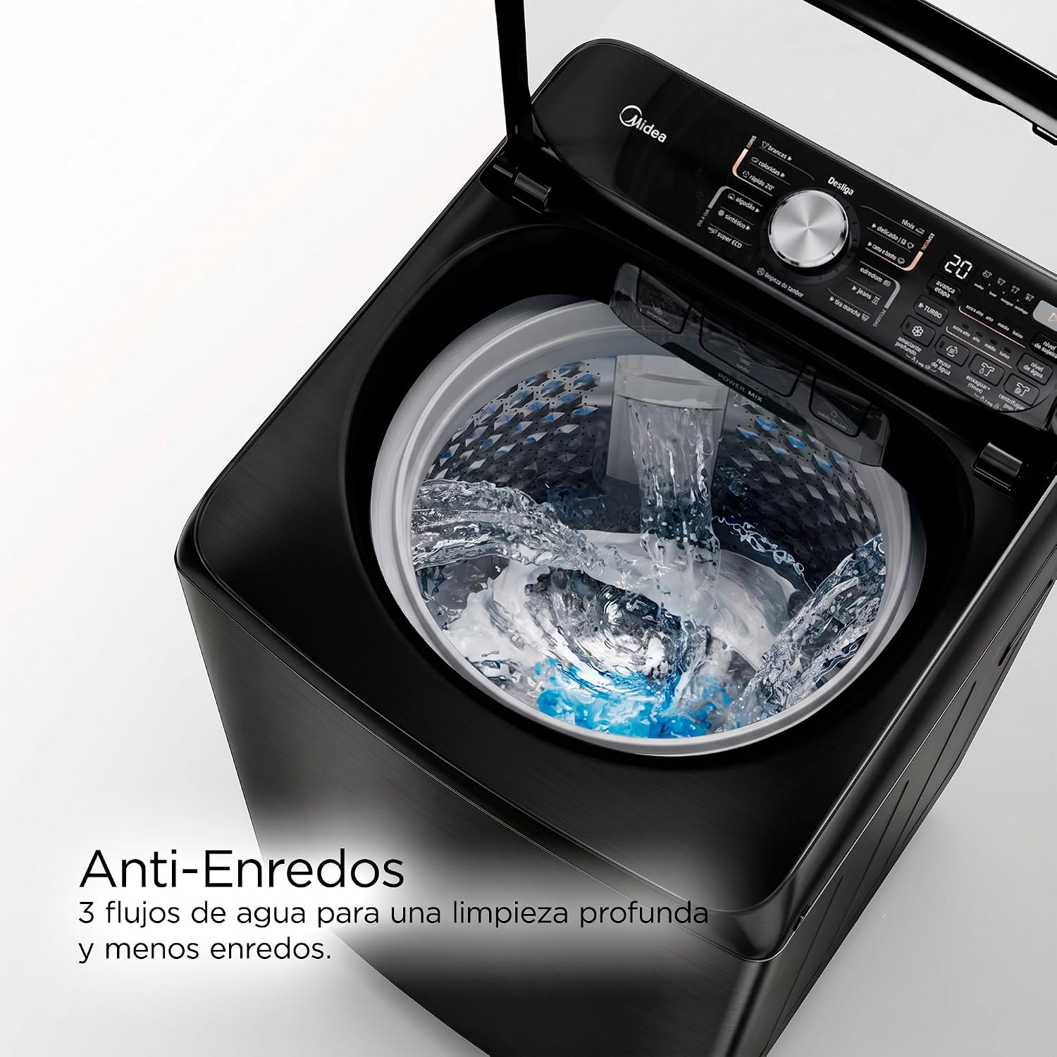 Midea MA512W16/T Lavadora Automática Carga Superior - Foto 2