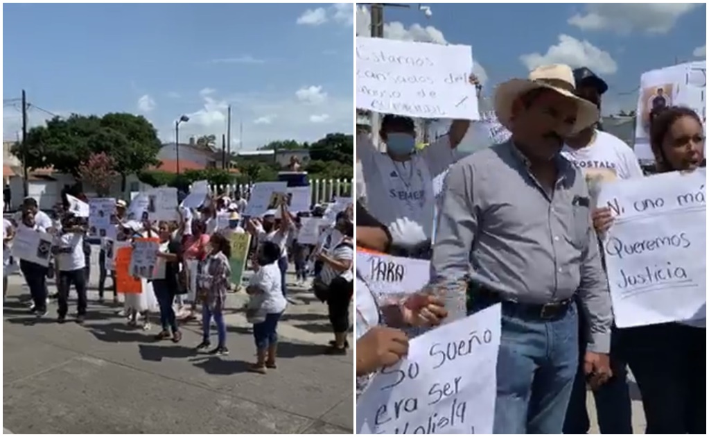 Marchan en Oaxaca por justicia para Alexander y otros jóvenes desaparecidos