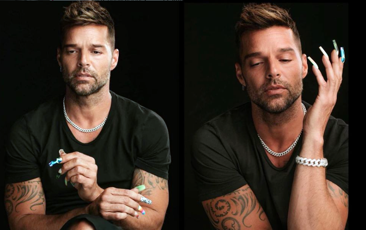 Ricky Martin se pone uñas postizas y comparte poderoso mensaje