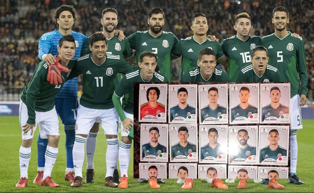 Filtran lista de estampas de México para el Mundial