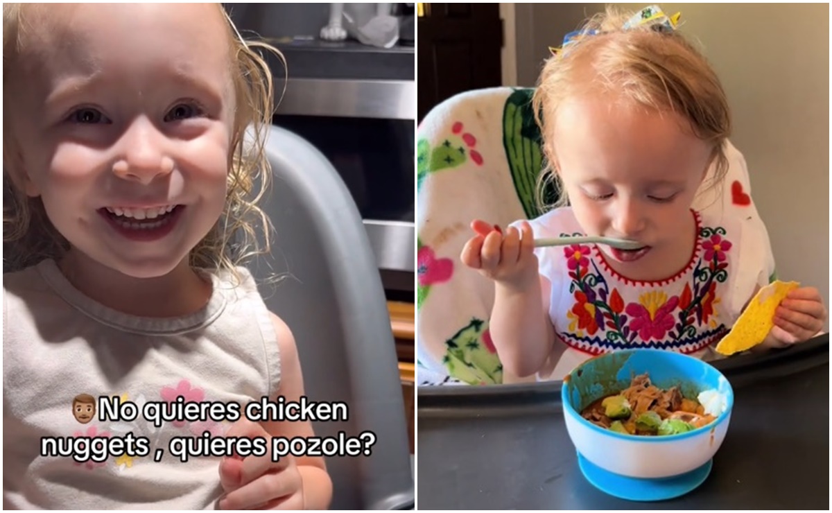 Niña estadounidense se vuelve viral por preferir el pozole a los ‘chicken nuggets’