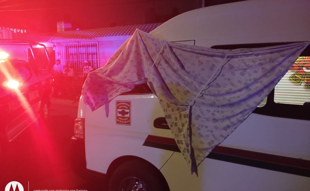Tras intento de asalto, matan a conductor de combi en Ecatepec