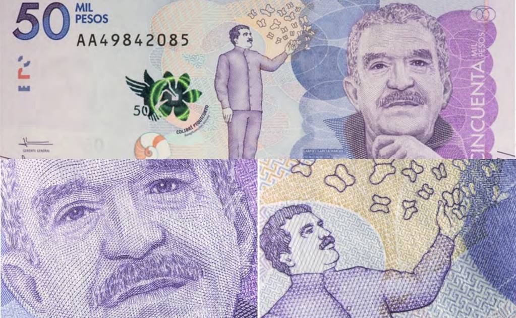 Lanzan billete con la imagen de Gabriel García Márquez