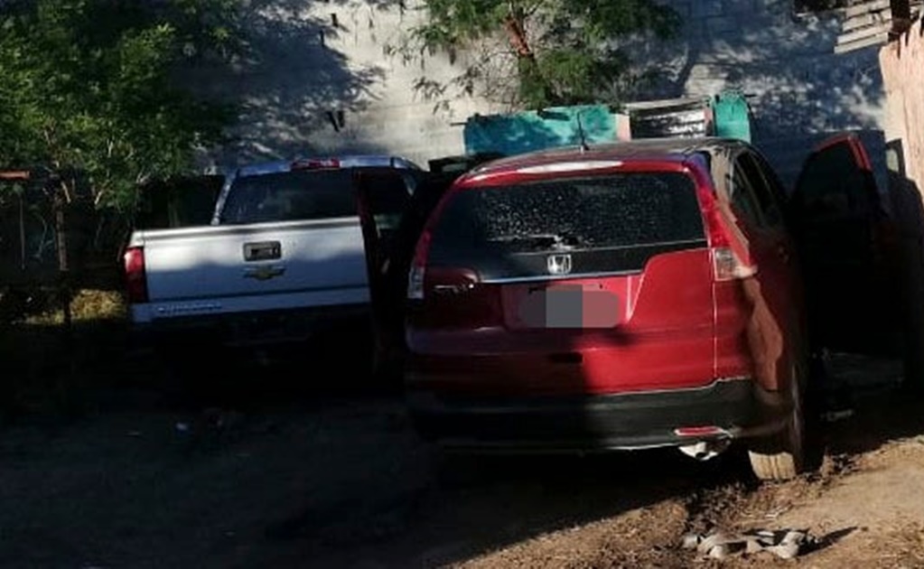 Aseguran dos camionetas con reporte de robo en Tamaulipas