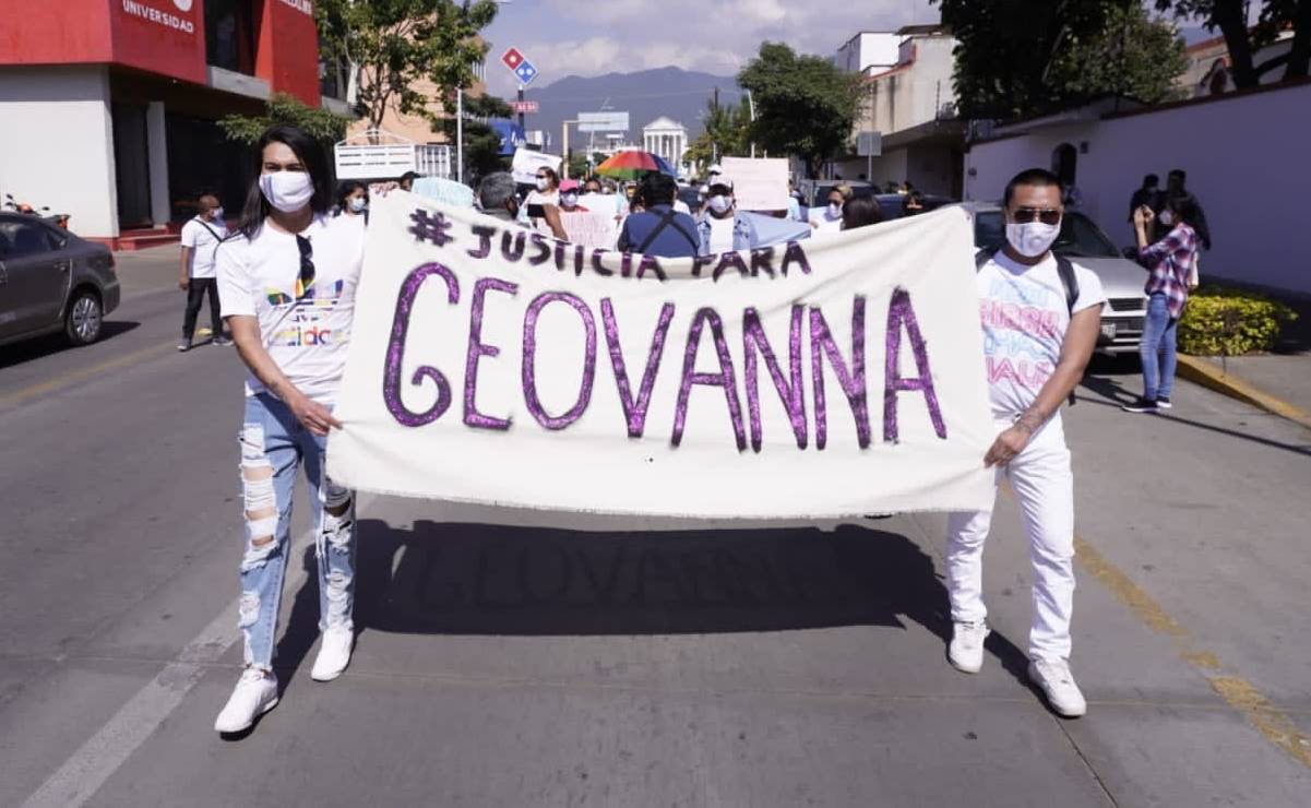 “¡No son muertas, son asesinadas!”: marchan en Oaxaca por Sherlyn y Geovanna