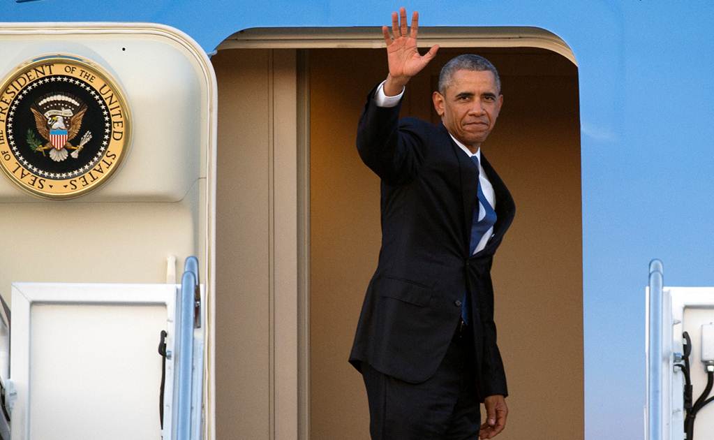 Parte Obama en el Air Force One rumbo a Kenia