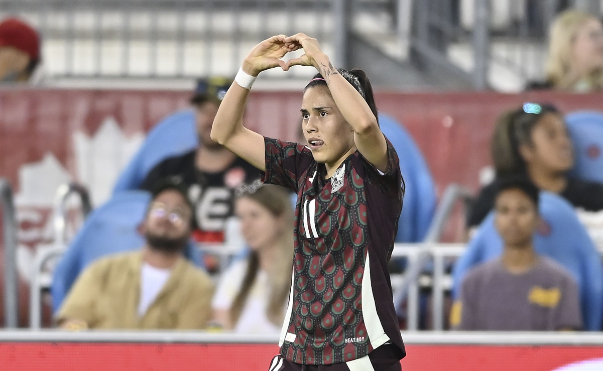 México Femenil rescata el empate ante Canadá con un golazo de Lizbeth Ovalle