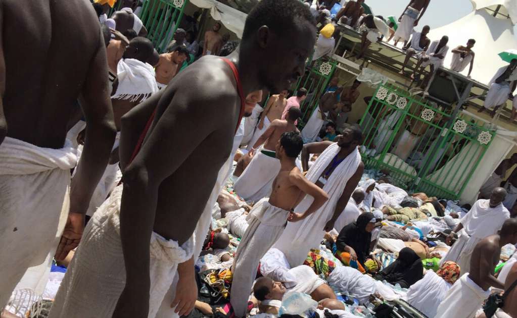 Reportan 453 muertos por estampida en La Meca