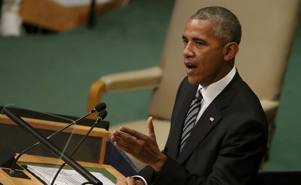 Rodear a EU de muros supondría "encarcelarlo": Obama en Asamblea de la ONU 
