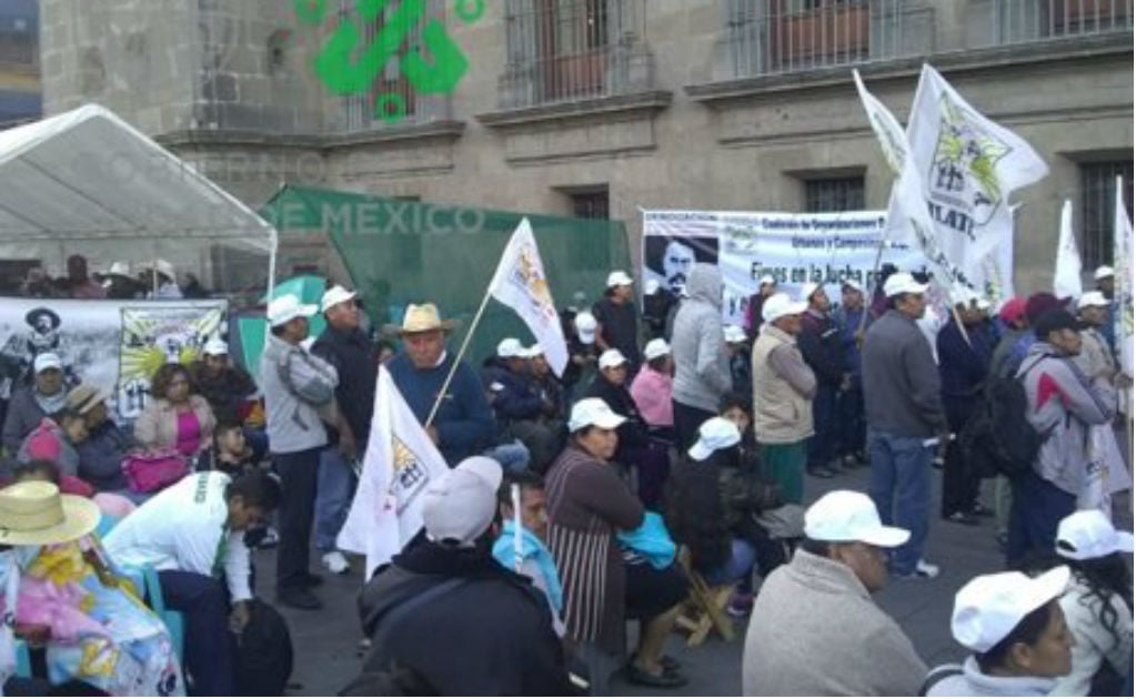 Prevén 6 movilizaciones para hoy en la Ciudad de México