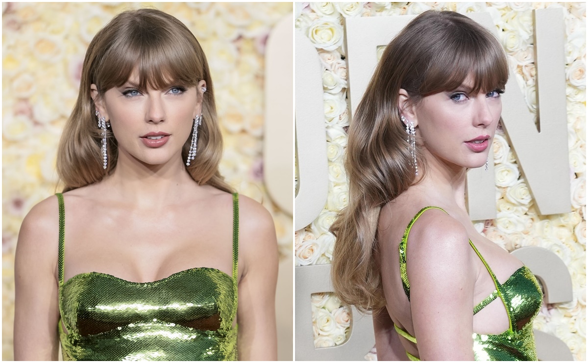 Taylor Swift conquista los Golden Globes con vestido Gucci y levanta especulaciones sobre nueva regrabación