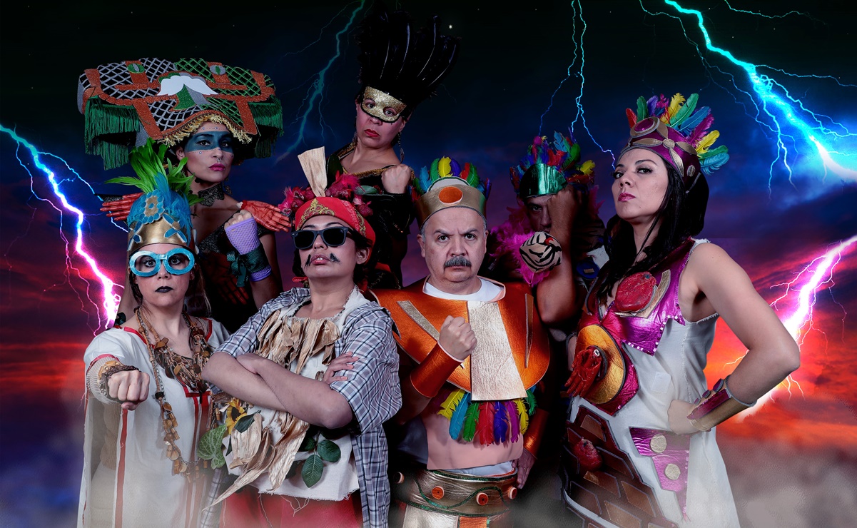 Dioses aztecas reconstruyen México en el teatro