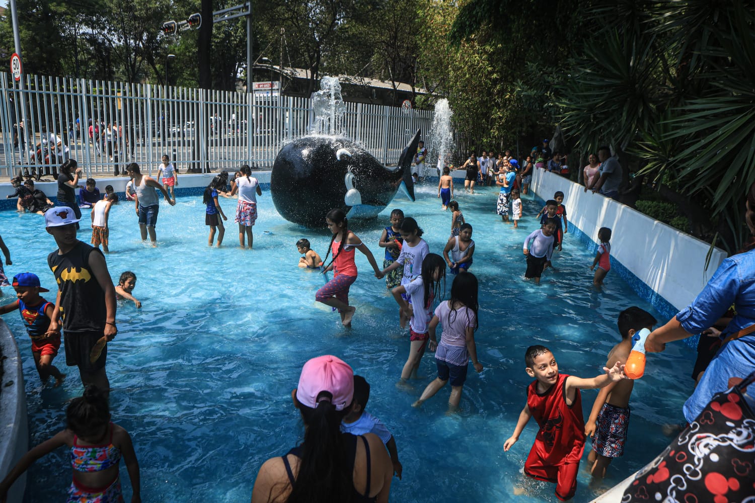 ¡A reventar! Así luce el balneario “La Ballenita” en la CDMX