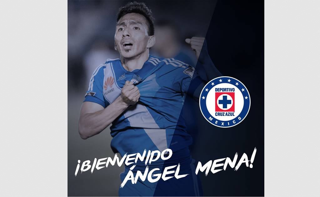 Ángel Mena, nuevo jugador de Cruz Azul