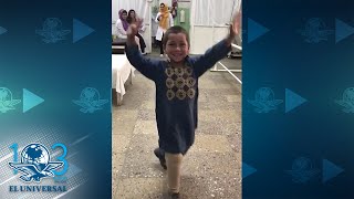 Niño afgano baila al recibir prótesis de su nueva pierna