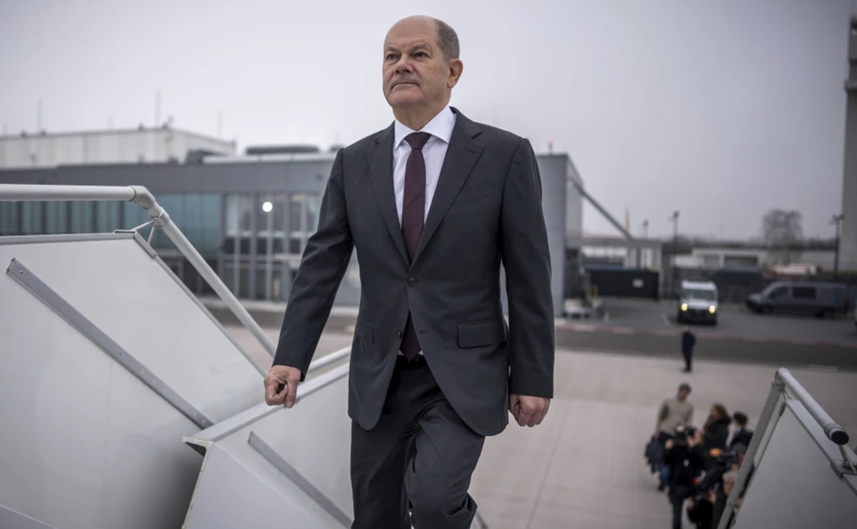 Canciller alemán, Olaf Scholz, bromea sobre su doble estadounidense