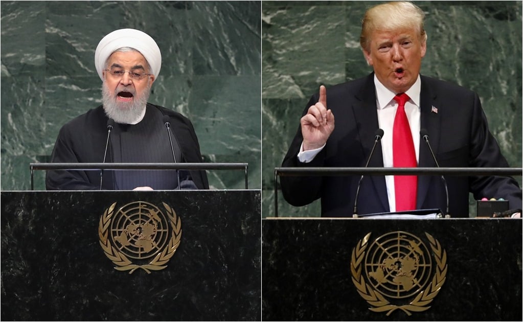 Trump y presidente de Irán intercambian amenazas en Asamblea General de la ONU