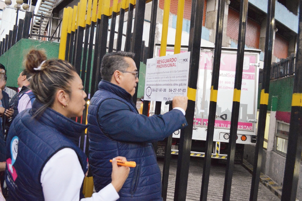 Cierran bodegas por veda electoral en CDMX 