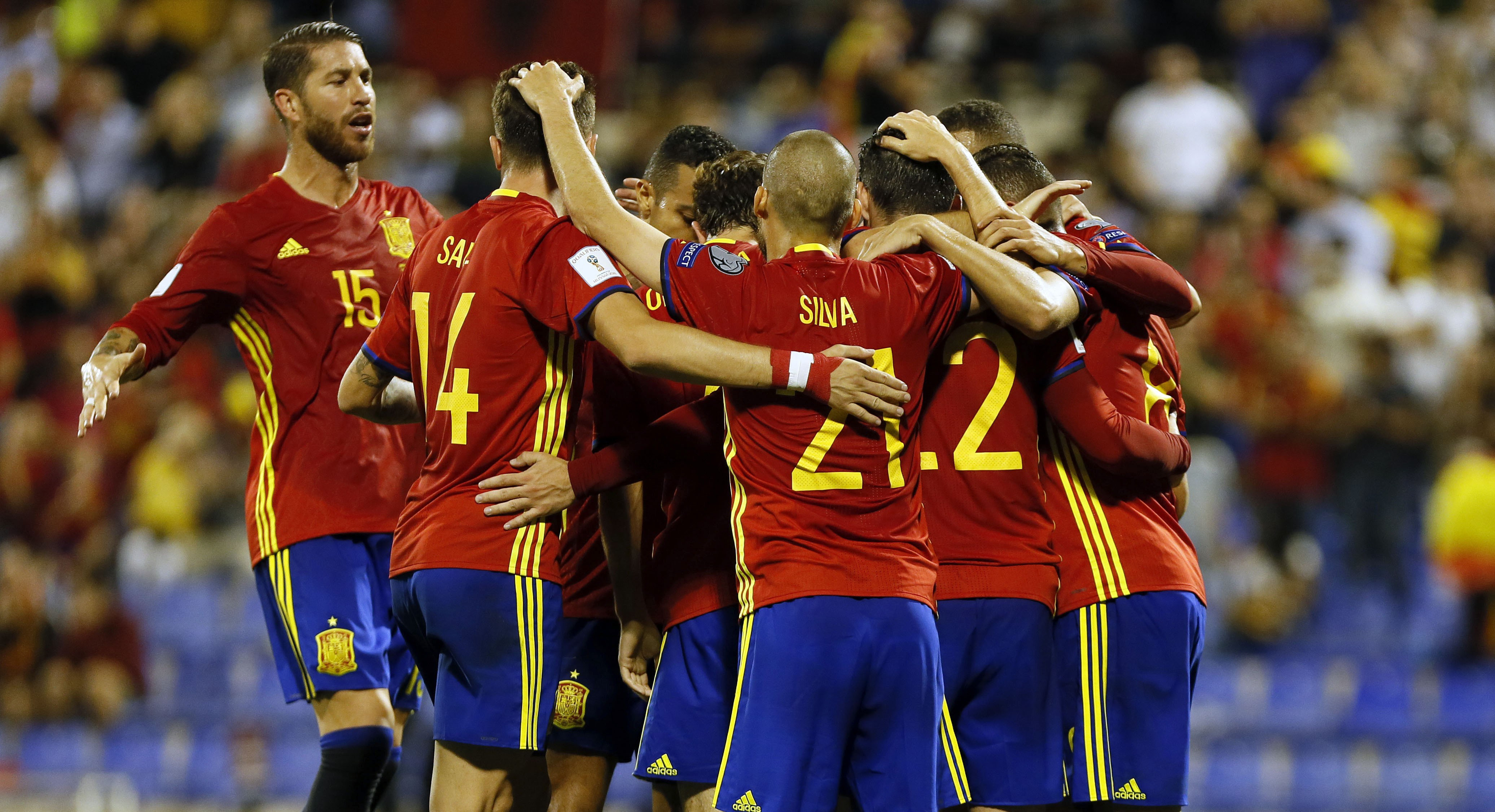 España clasifica al Mundial de Rusia 2018